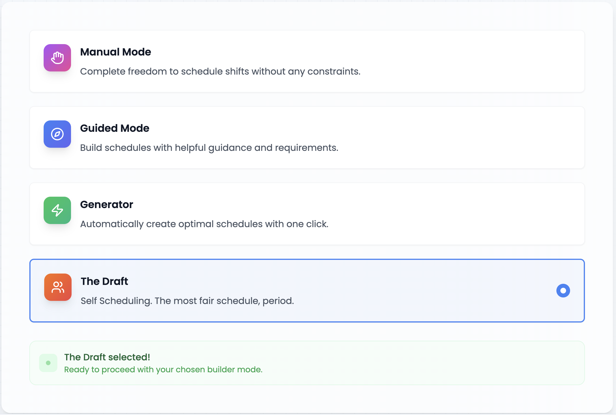 Schedule Builder